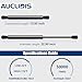 6602 Rear Window Shocks Struts Lift Supports Gas Springs Compatible with Jeep Wrangler Jk 2007 2008 2009 2010, Replace OE# SG214054, Set of 2 by AUCLIDIS
