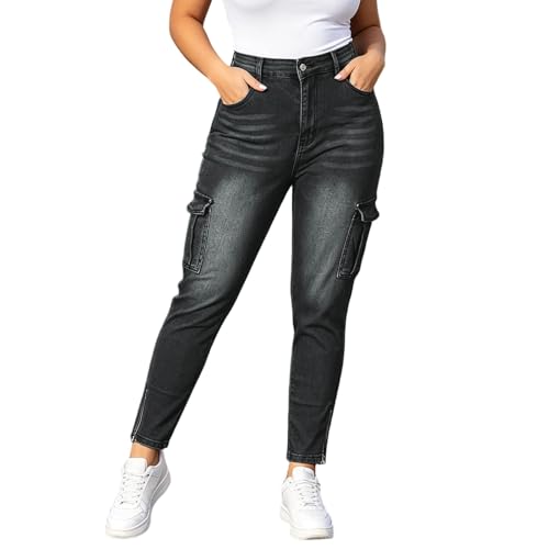 Pantalones vaqueros de cintura alta elásticos que esculpen la figura con máxima comodidad 1