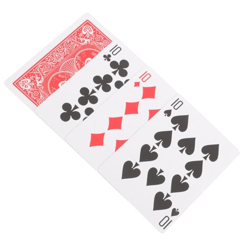 TOYANDONA 4stücke Pokerkarten Magische Spielkarten Für Partys Und Tischspiele Für Familie Und Spaß Und Unterhaltung Für Jung Und Alt
