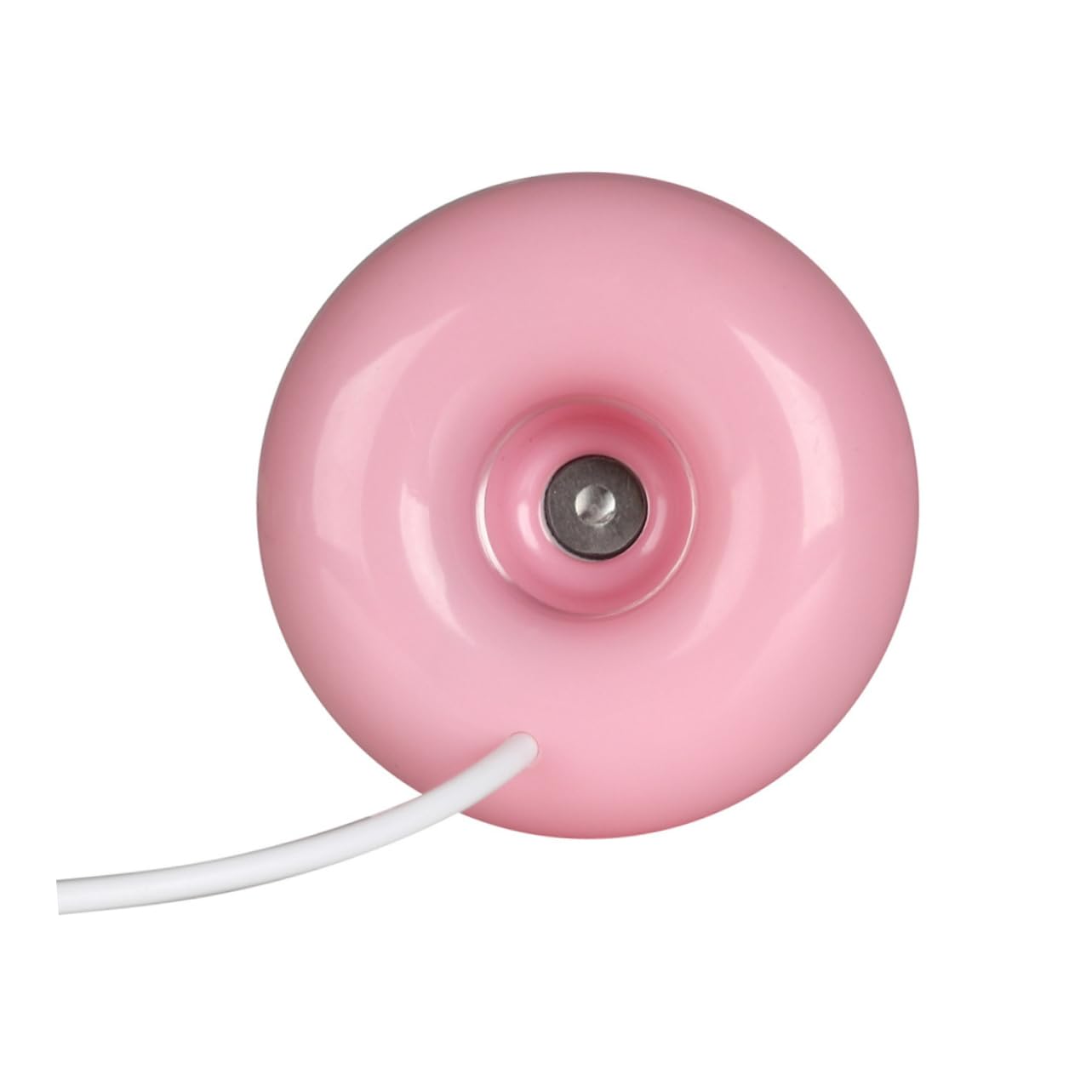 Mini Usb Humidifier Aroma Diffuser with Floating Mist Maker Portable Pink Donut Design for Office and Home Use