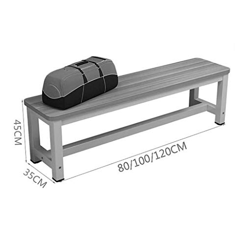 Canapé de repos blanc compact pour optimiser les petits vestiaires
