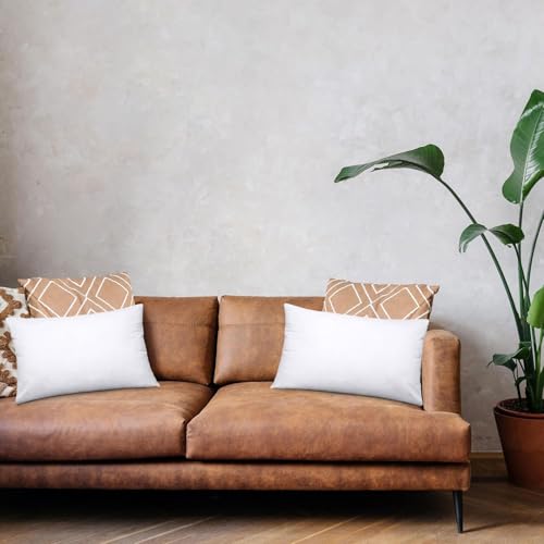 Utopia Bedding Cushion Inserts 50cm x 50cm (20x20 inch) Pack of 2 Hollowfibre Inner Pads for Sofa or Bed – White Cushions Fillers - Image 5