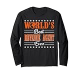 Photo Gallery retro motif worlds best revenue agent maglia a manica Photo Gallery retro motif worlds best revenue agent maglia a manica