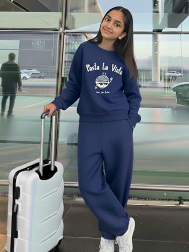 Image of Nap Chief Kids Cotton Printed Co-Ord Set,Unisex Sweatshirt & Joggers Outfit for Boys and Girls Casual Wear