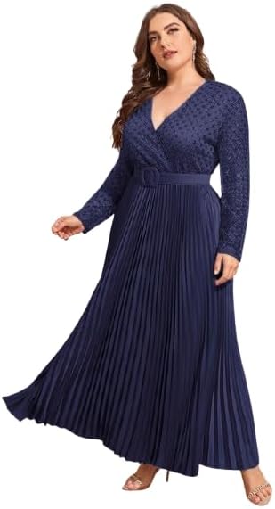 Women's Plus Size Casual Dress Elegant A Line Maxi Dresses | Casual Dress