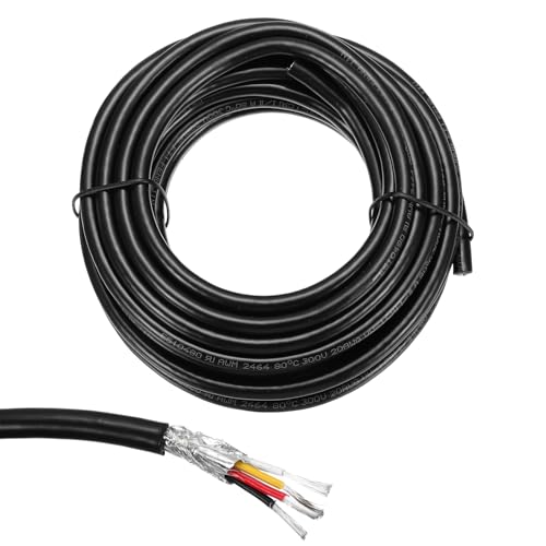 Câble blindé UL2464 20 AWG fil électrique 4 conducteurs PVC pour appareil ménager 5.5m