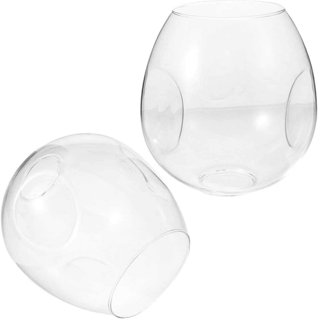 Glass Lamp Shade Ceiling Light Shades Three Concave Double Design Elegant Replacement for Wall Sconce Ceiling Fan Chandelier Lamp Wall Light Fixtures