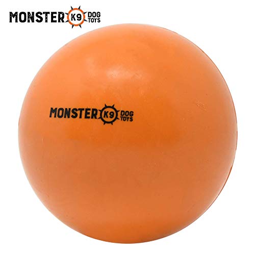 Indestructible Dog Ball - Lifetime Replacement Guarantee! - Tough Strong, 100% Non-Toxic Chew