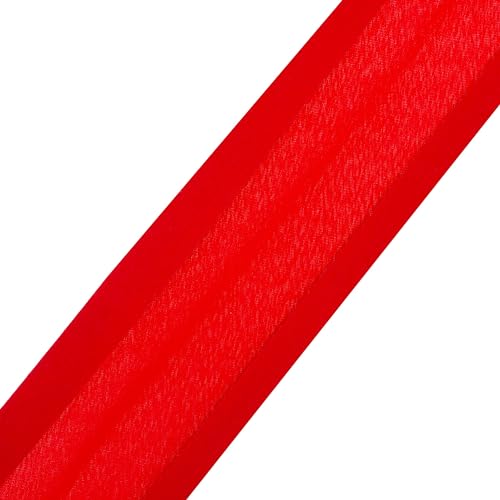 image for Mandala Crafts Double Fold Bias Tape - 55 Yds Red Bias Tape Double Fol