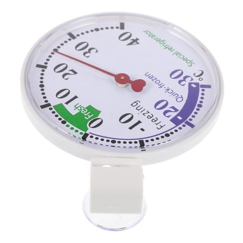 IWOWHERO Termometro per Frigorifero con Display Alta Precisione per Congelatori e Conservazione Alimenti Monitor Temperatura Interno Riutilizzabile per Uso Domestico e Commerciale