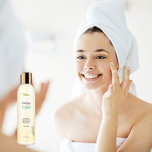 Deluvia Clarifying Toner For Face, Hydrating Face Toner For Sensitive, Dry, Aging Skin. Facial Toner & Pore Cleanser For Face, Alcohol Free Toner, Face Toner For Women & Men. Skincare Hydrating Toner. #TOP7