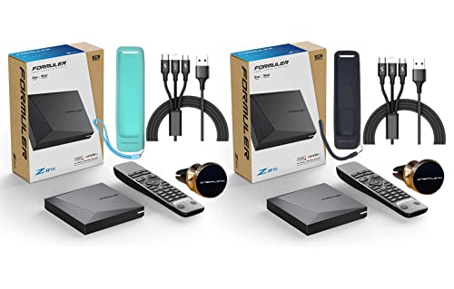 Formuler Z11 Pro Android 11 Dual Band 5G Gigabit LAN 2GB Ram 16GB ROM 4K + Extra Magnetic Car Mount + Extra 3 in 1 Charger + Extra Silicone Case Cover for Remote Control Pack of 2