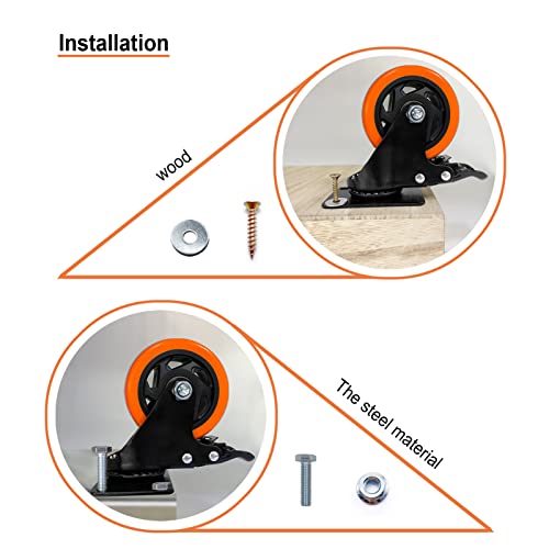 image for ASRINIEY Casters, 4