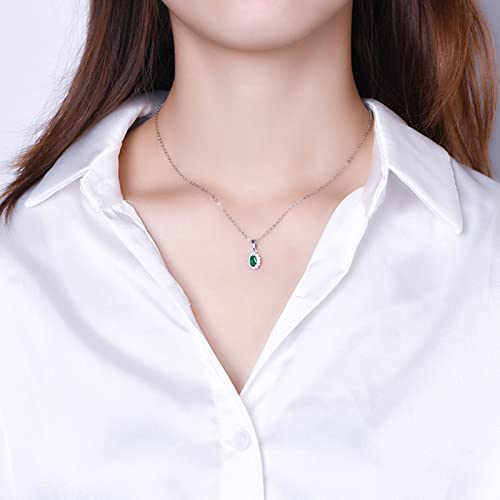 Collier tournesol argent contre ternissement émeraude