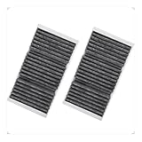 2Pcs Car Cabin Air Filter A1668300318 A1668307201 Compatible For Mercedes Benz X166 W166 GLE Coupe