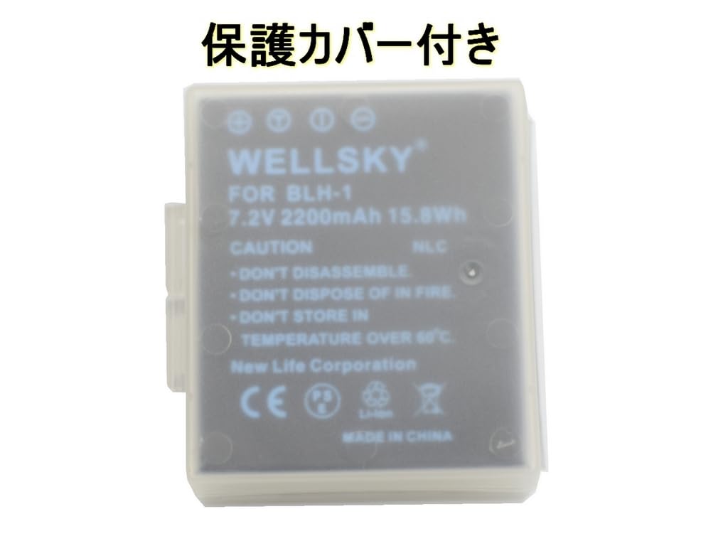 Amazon | WELLSKY BLH-1 2個 互換バッテリー 2200mAh [ 純正充電
