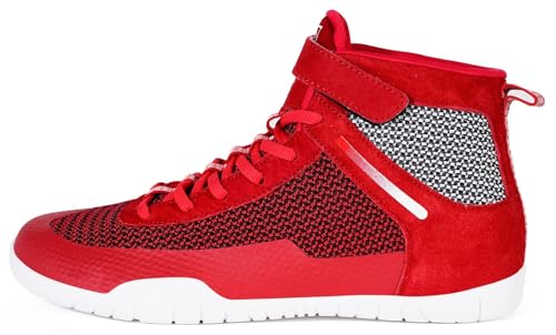 Image of Sisttke Mens Wrestling Shoes Boxing Shoe Wide | Wide Width Zero Drop Sole,Weightlifting,Powerlifting,Bodybuilding,Fitness,Lightweight,Non-Slip,for Competition & Training