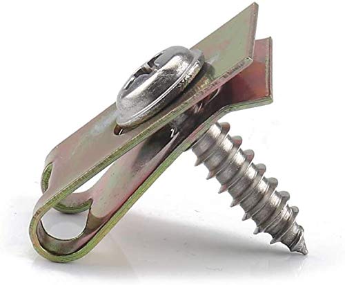 ADD GEAR Speed Fasteners M4 U Nuts Self Tapping Spire Clip With M4 x 12mm Mounting Screws for Interior Trim Panels in Motor Vehicles (U Clip + Screw Combo) (25) - Image 4 thumbnail