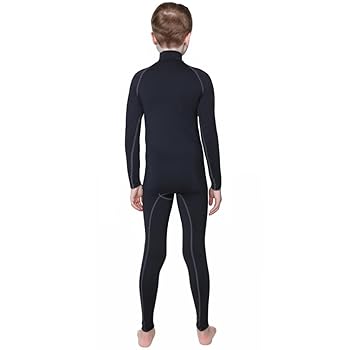 Amazon.com: Thermal Underwear Kids Mock Turtleneck Shirts