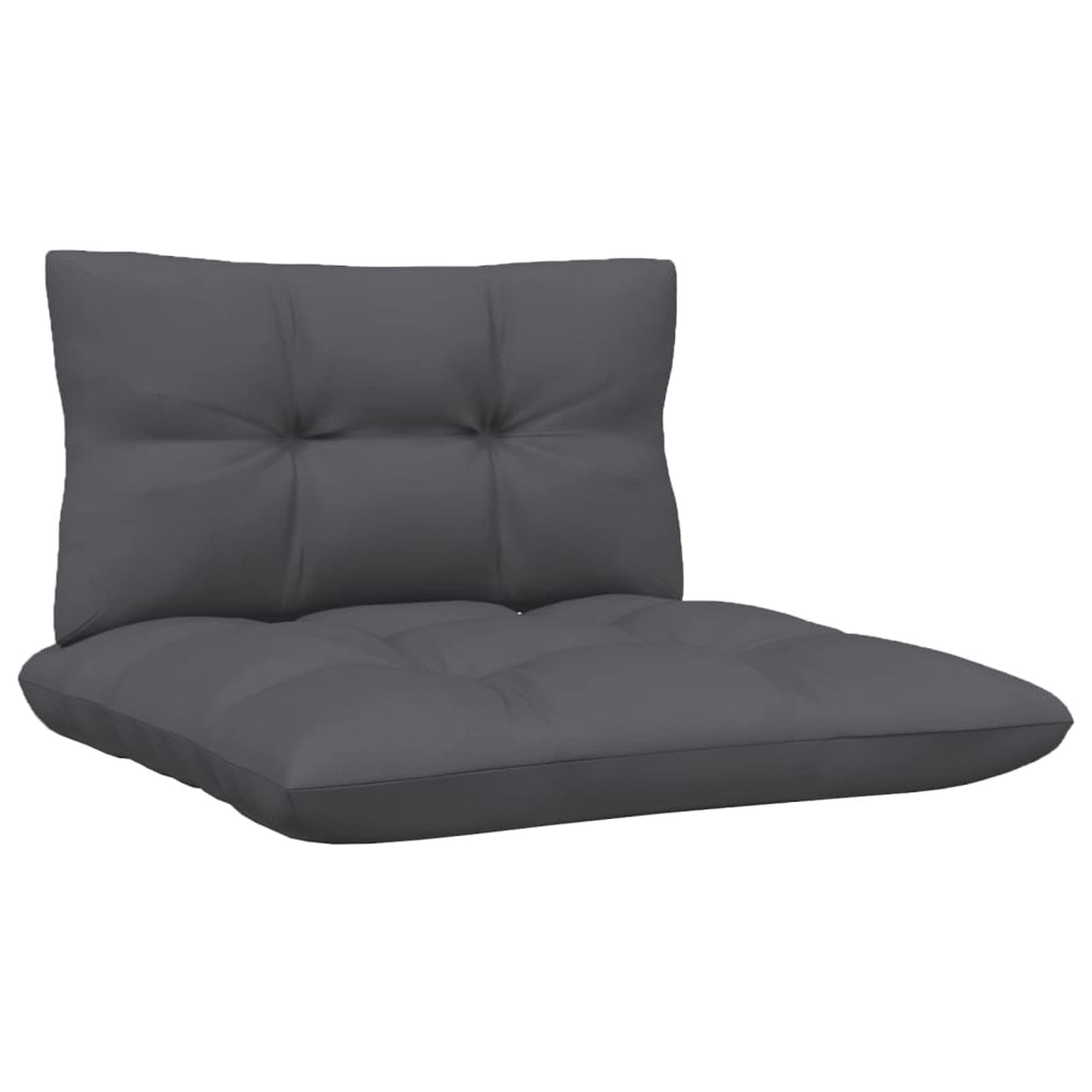 Juego de muebles de jardín de 8 piezas con cojines de color antracita, madera de pino, sofá de jardín, muebles de salón, balcón, terraza, jardín, salón de jardín