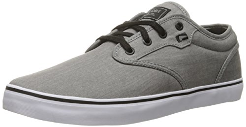 Chaussures de skate homme Globe Motley baskets grises en toile souple