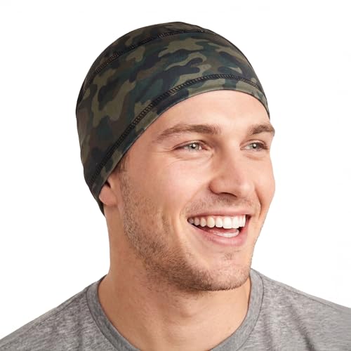Tough Headwear Skull Cap - Skull Caps for Men - Motorcycle and Bike Helmet Liner - Hard Hat Cooling Hats - No Sweat Head Caps