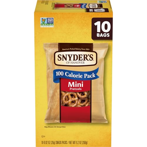 Image of Snyder's of Hanover Mini Pretzels, 10 Count 0.92 Oz