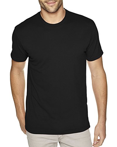 Next Level Mens Premium Sueded Crew 6410-Black