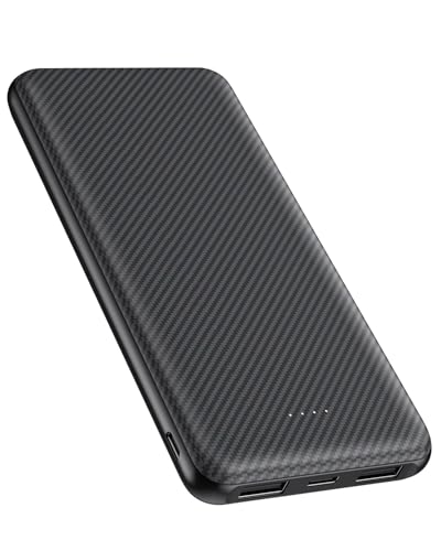 Power Bank 10000mAh Portable Charger, Slimmer Battery Pack...