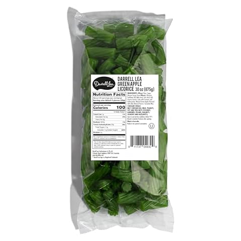 Darrell Lea Green Apple Licorice, 30 oz Cover