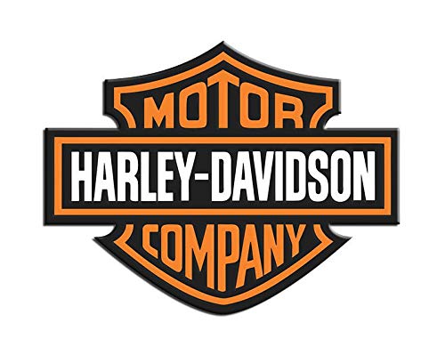 Adesivo Resinado Logo Harley Davidson Moto Carro Notebook