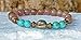 Bodhi Creations Health Bracelet, Anxiety bracelet, Turquoise, Lepidolite, Tibetan gemstone bracelet, buddha