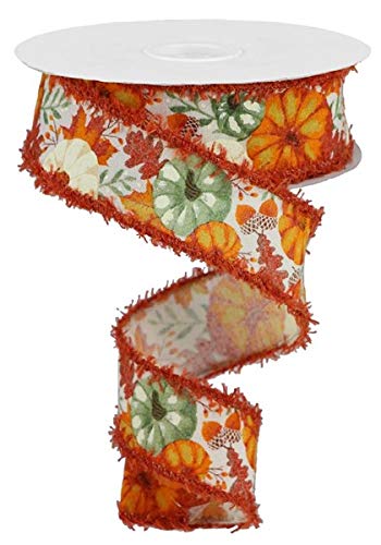 1.5"X10yd Pumpkin/Foliage/Royal/Drift