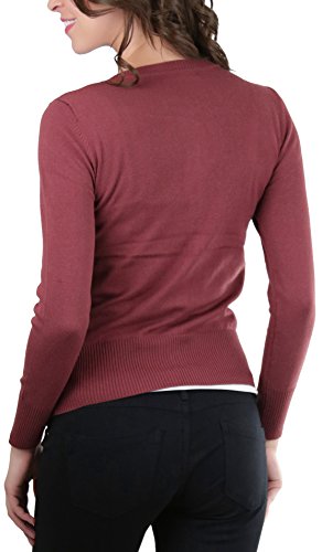 Image of ToBeInStyle Women's Long Sleeve Button Down V-Neck Cardigan
