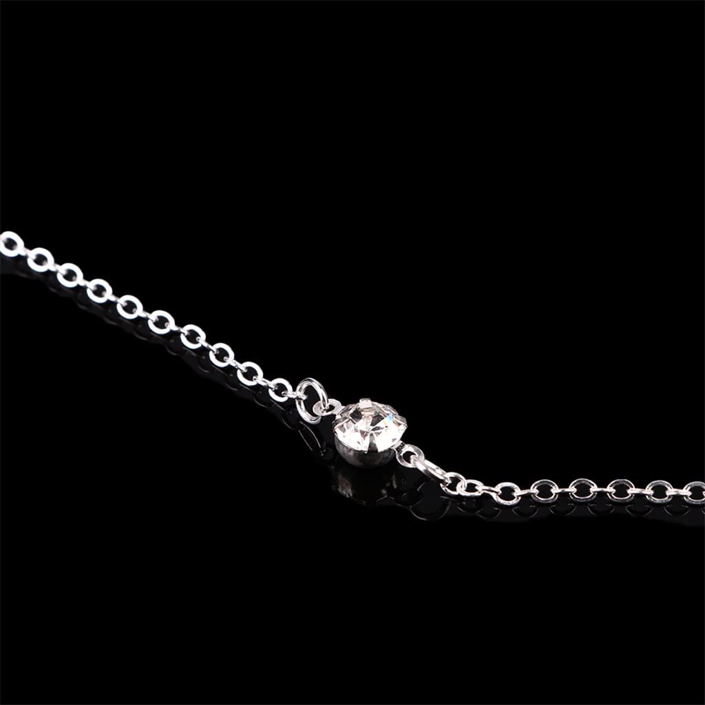 Taille Kette Damen Accessoires Bikini Crossover Taille Bauch Harness Halskette Strand Geschirr Anhänger Halskette Körperschmuck Frau (Silber One Size) (Gold One Size)