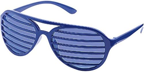 Vista 3 de Gafas de fiesta con ranura azul