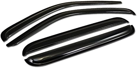 FOR 2002-2007 Jeep Liberty KJ Sun Rain Guard Smoke Vent Shade Deflector Window Visor 4PC