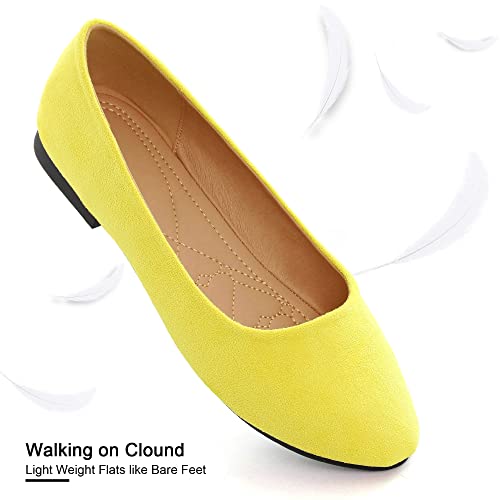 Image of SAILING LU Casual Shoes for Women Dressy Ballet Flats | Comfort Fit, Work Shoes,Casual for Women, Slip-Ons Loafers