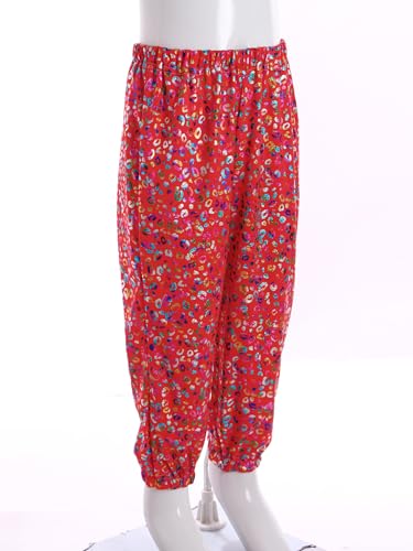 JEATHA Girls Fashion Leopard Print Leggings Gymnastics Sports Yoga Pants Dance Trousers Activewear3