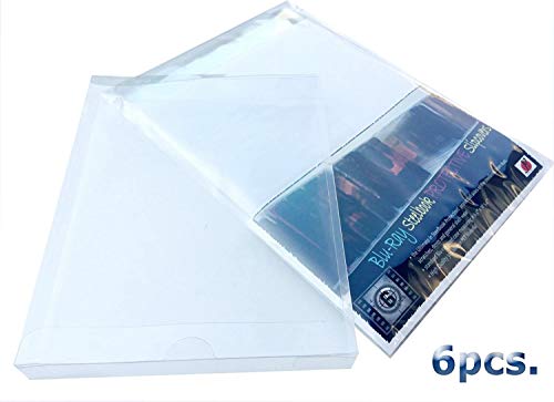 P&F Full Coverage Blu-ray Steelbook Jewel Plastic Sleeves Cases - Bluray Protective Slipcovers (pack of 6) - Thumbnail 4