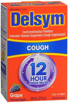 12 Hour Cough Suppressant, Grape - 3 oz, Pack of 3