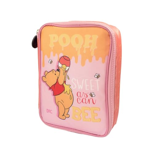 DAC - Estojo Box em Tecido com Divisória - Pooh
