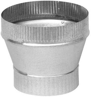 Imperial Manufacturing Pipe Increaser 5 Dia. X 3 Dia. Galvanized 26 Ga