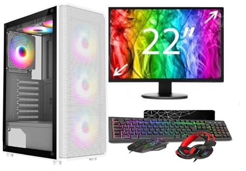 Asc I9 Gaming PC - Intel i9 11900F Processor - Nvidia RTX 3050 6GB Graphics Card - 16GB RAM - 1TB SSD - Windows 11 - WiFi - White Delta 6 Fan RGB Case With 500w 80+ Psu 22