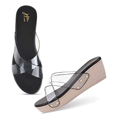 Image of JM LOOKS Daily fashionable Trendy fancy soft comfortable Heel Sandal for women's girls ladies