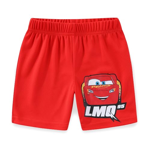 Image of Disney Cars Boys Short Sleeve T-Shirt and Shorts Set for Toddler Little to Big Kids