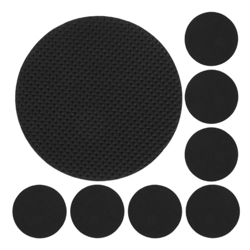 DOITOOL 8 Piezas Almohadillas Pie de Mesa de Billar, Niveladores Ajustables de Eva, Protectores de Suelo Redondos de 8,6 Cm, Accesorios para Equipamiento Mesa Billar, Uso en Hogar