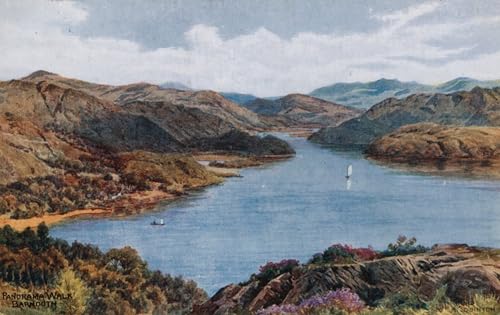 Impression sur toile panorama Walk Barmouth d'Alfred Robert Quinton avec finitions premium
