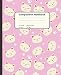 Produktbild Composition Notebook: Cute Cats and Paw Prints On Pink Background Wide Ruled Notebook Journal | Wide Ruled Lined Paper Notebook for Girls Kids Teens Students for Home School College