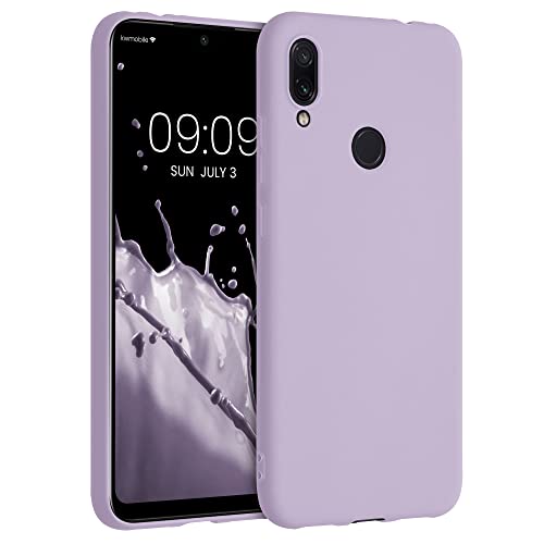 kwmobile Custodia Compatibile con Xiaomi Redmi Note 7 / Note 7 Pro Cover - Back Case per Smartphone in Silicone TPU - Protezione Gommata - lavanda